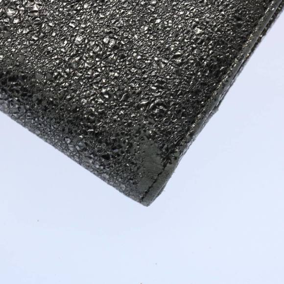 SAINT LAURENT Wallet Leather Silver Auth hk980 - Picture 15 of 16